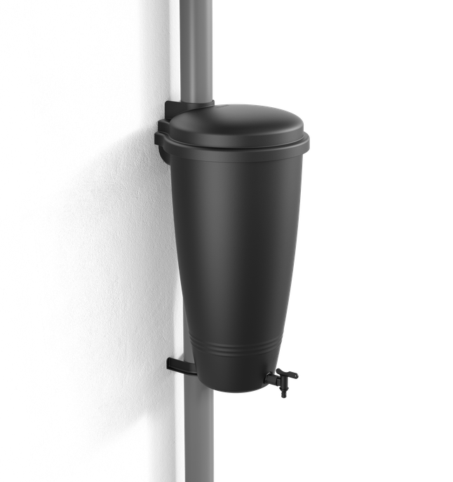 green basics rain catcher 35ltr living black